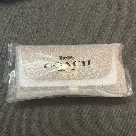 Coach Sunglass Case Bag Charm In Signature Canvas - Picture 2 of 2